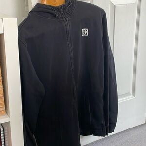 Black DC hoodie size L. In great shape and very black still